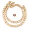 The Bead Chest Gold Circular Natural Wood Beads (15x15mm): Organic Eco-Friendly Wooden Bead Strand for DIY Jewelry, Crafts, Necklace and Bracelet Making